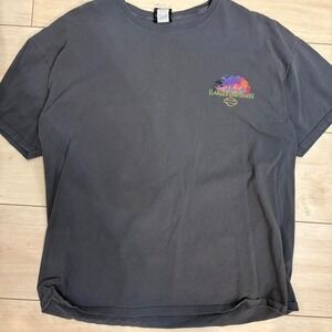 Harley Davidson black and purple tee